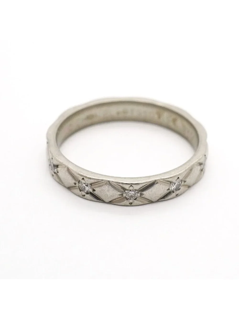 Chanel ring matelasse